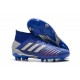 Crampons de Football Adidas Predator 19.1 FG Bleu Argent