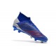 Crampons de Football Adidas Predator 19.1 FG Bleu Argent