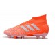 Crampons de Football Adidas Predator 19.1 FG Orange Blanc