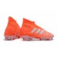 Crampons de Football Adidas Predator 19.1 FG Orange Blanc