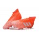 Crampons de Football Adidas Predator 19.1 FG Orange Blanc