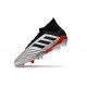 Crampons de Football Adidas Predator 19.1 FG Argent Noir