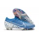 Crampons Nike Mercurial Vapor XIII Elite FG Bleu héros/Obsidienne/Blanc