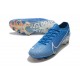 Crampons Nike Mercurial Vapor XIII Elite FG Bleu héros/Obsidienne/Blanc