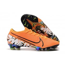 Crampons Nouvelles Nike Mercurial Vapor XIII Elite FG Orange Blanc Noir