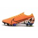 Crampons Nouvelles Nike Mercurial Vapor XIII Elite FG Orange Blanc Noir