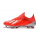 Crampons de Football adidas X 19.1 FG Rouge Argent