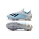 Crampons de Football adidas X 19.1 FG Blanc Bleu Noir