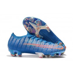 Crampons Nouvelles Nike Mercurial Vapor XIII Elite FG Bleu Rouge