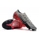 Neymar Nike Mercurial Vapor XIII Elite FG Chromé Noir Rouge Platine