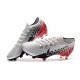 Neymar Nike Mercurial Vapor XIII Elite FG Chromé Noir Rouge Platine