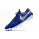 Crampons de Football Nike Tiempo Legend 8 Elite FG Bleu Blanc