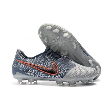 Nike Phantom Venom Elite FG Chaussures - Gris Loup Noir Bleu