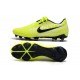 Nike Phantom Venom Elite FG Chaussures - Volt Blanc Obsidienne