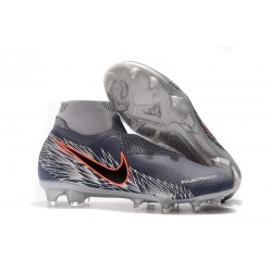 Crampons Nouvelles Nike Phantom Vision Elite DF FG Victory Pack Gris