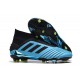 Crampons de Foot adidas Predator 19+ FG Bleu Noir