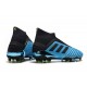 Crampons de Foot adidas Predator 19+ FG Bleu Noir