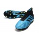 Crampons de Foot adidas Predator 19+ FG Bleu Noir