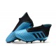 Crampons de Foot adidas Predator 19+ FG Bleu Noir