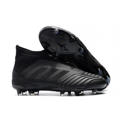 Chaussures adidas - Crampons Foot Adidas Predator 18+ FG Tout Noir