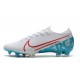 Crampons Nouvelles Nike Mercurial Vapor XIII Elite FG Blanc Bleu