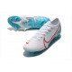 Crampons Nouvelles Nike Mercurial Vapor XIII Elite FG Blanc Bleu