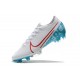 Crampons Nouvelles Nike Mercurial Vapor XIII Elite FG Blanc Bleu