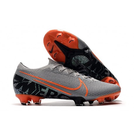 Crampons Nouvelles Nike Mercurial Vapor XIII Elite FG Gris Orange