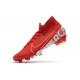 Chaussures Nike Mercurial Superfly VII Elite FG Rouge Blanc