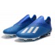 adidas X 19+ FG Nouvelles Chaussure - Bleu Blanc