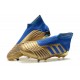 adidas Predator 19+ FG Chaussure Neuf Oro Bleu