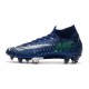 Chaussures Nike Dream Speed Mercurial Superfly VII Elite FG Bleu Blanc