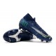 Chaussures Nike Dream Speed Mercurial Superfly VII Elite FG Bleu Blanc