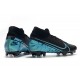 Chaussures Nike Mercurial Superfly VII Elite FG Noir Bleu