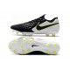 Crampons de Football Nike Tiempo Legend 8 Elite FG Noir Blanc Volt