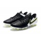 Crampons de Football Nike Tiempo Legend 8 Elite FG Noir Blanc Volt