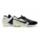 Crampons de Football Nike Tiempo Legend 8 Elite FG Noir Blanc Volt