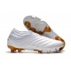 Adidas Copa 19+ FG Chaussures Pour Hommes Blanc Or