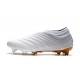 Adidas Copa 19+ FG Chaussures Pour Hommes Blanc Or