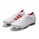 Adidas Copa 19+ FG Chaussures Pour Hommes Blanc Rouge