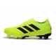 Nouveau Crampons Foot - Adidas Copa 19.1 FG Volt Noir