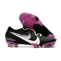 Nike Mercurial Vapor 13 Elite FG ACC Chaussure Noir Violet Blanc