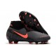 Nike Phantom Vision Elite DF FG Gris foncé /Mangue claire/Noir