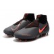 Nike Phantom Vision Elite DF FG Gris foncé /Mangue claire/Noir