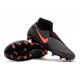 Nike Phantom Vision Elite DF FG Gris foncé /Mangue claire/Noir