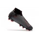 Nike Phantom Vision Elite DF FG Gris foncé /Mangue claire/Noir