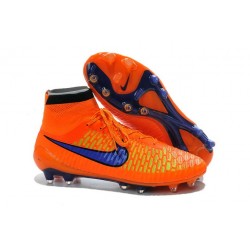 Nouvelle Crampons Nike Magista Obra FG Hommes Orange Violet