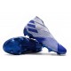 Chaussure adidas Nemeziz 19+ FG Homme - Blanc Bleu