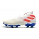 Chaussure adidas Nemeziz 19+ FG Homme - Blanc Orange