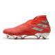 Chaussure adidas Nemeziz 19+ FG Homme - Rouge Argent